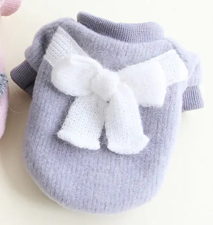 Gray Skies & Petal Paws Pullover